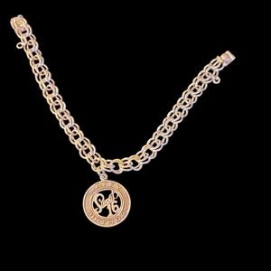 Vintage J B Sterling  925 Link Charm Bracelet & Danecraft Sweet Sixteen Charm